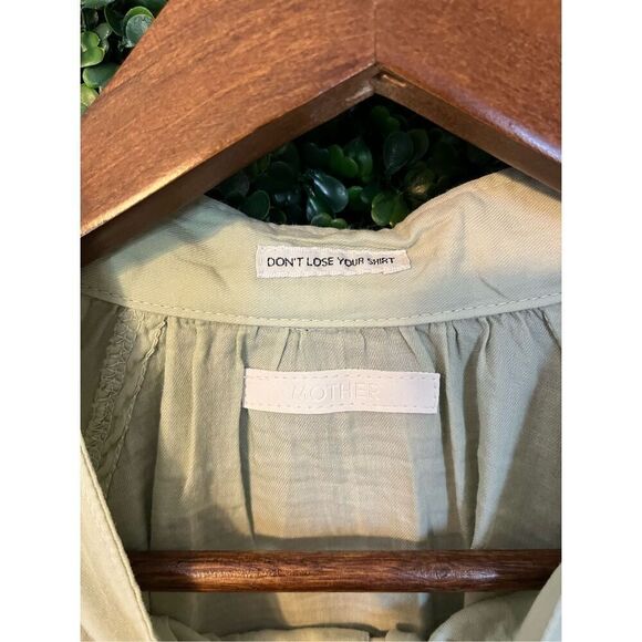 Mother The Sunburst Green Top Size XL NWT - Picture 4 of 7